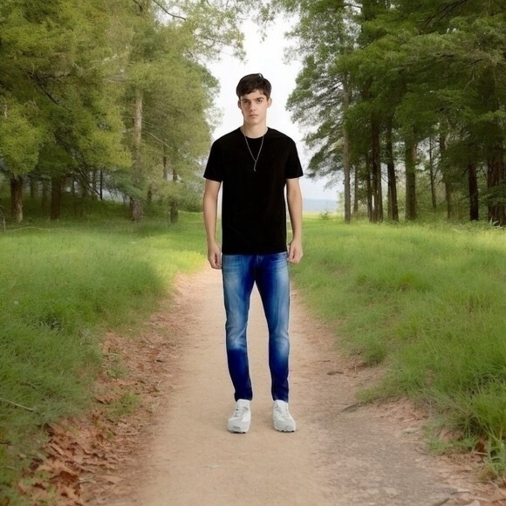 Oxbow Men’s Slim Fit Jeans Denim Blue Embroidered Pockets Size 28 VG